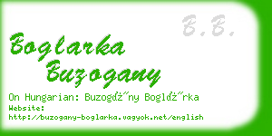 boglarka buzogany business card